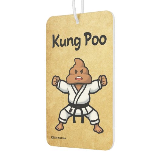 Niedlich Kung Poo Karate Autolufterfrischer (Links)