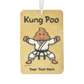 Niedlich Kung Poo Karate Autolufterfrischer (Rückseite)