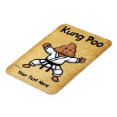 Niedlich Kung Poo Karate Magnet (Linke Seite)