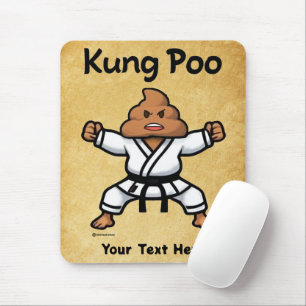 Niedlich Kung Poo Karate Mousepad