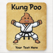 Niedlich Kung Poo Karate Mousepad (Vorne)