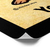 Niedlich Kung Poo Karate Poster (Ecke)