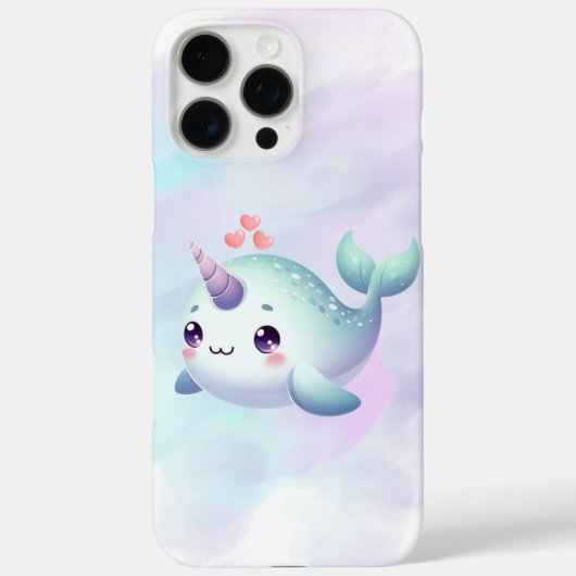 Niedlich/küste/nautische Narwale Case-Mate iPhone Hülle (Rückseite)