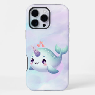 Niedlich/küste/nautische Narwale iPhone 16 Pro Max Hülle