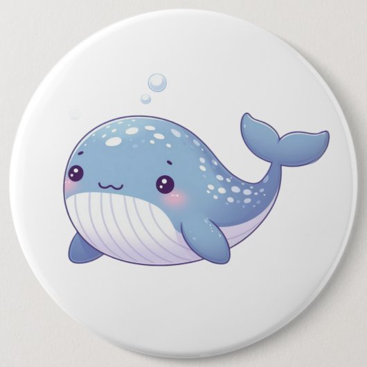 Niedlich, Küstenwal/Seeschifffahrt Button (Vorderseite)