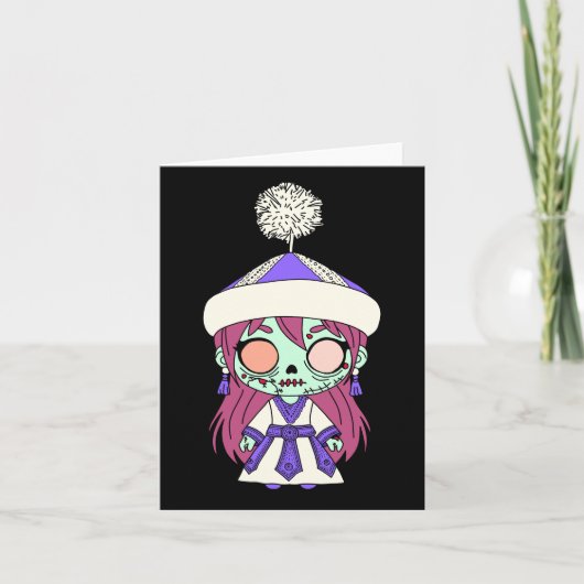 Niedlich Kyrgyz Zombie (Vorderseite)