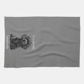 Niedlich Labradoodle Puppy - Ich bin Doodle! Geschirrtuch (Horizontal)