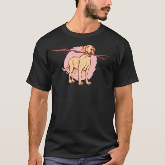 Niedlich Labrador Retriever 194 T-Shirt (Vorderseite)