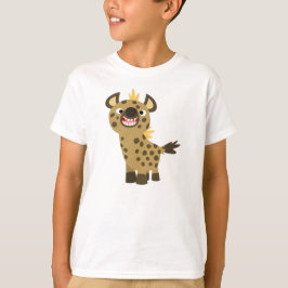 Niedlich Lächeln Cartoon Hyena Children T - Shirt