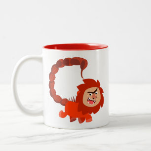 Niedlich Lächeln Cartoon Manticore Tasse