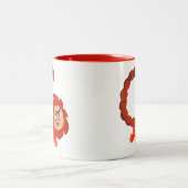Niedlich Lächeln Cartoon Manticore Tasse (Mittel)