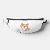 Niedlich Lächeln Corgi Hund Bauchtasche (Ablage )