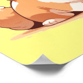 Niedlich Lächeln Corgi - Poster (Ecke)