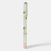 Niedlich Lächeln Kawaii Avocado Muster Personalisi Case-Mate iPhone Hülle (Rückseite / Rechts)