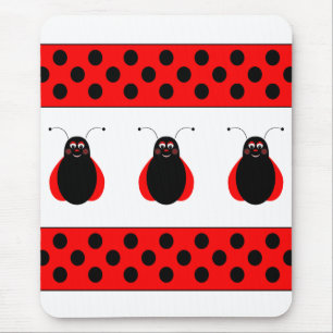 Niedlich Lächeln Ladybug Mousepad