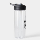Niedlich Lächeln Panda Personalisierte Wasserflasc Trinkflasche (Rechts)