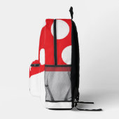 Niedlich Lächeln Toadstool Personalisiert Bedruckter Rucksack (Rechts)