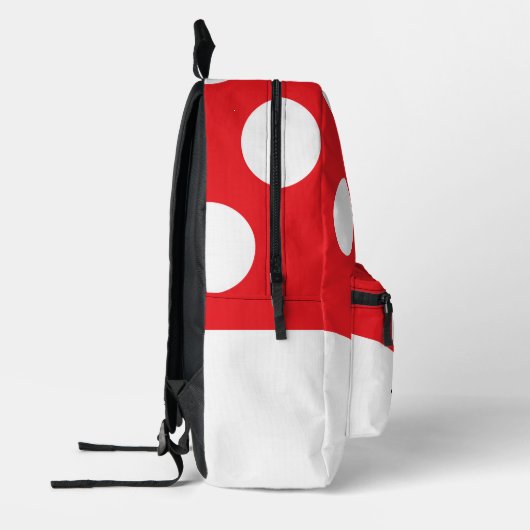 Niedlich Lächeln Toadstool Personalisiert Bedruckter Rucksack (Links)