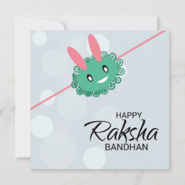 Niedlich lächelnd Happy Raksha Bandhan