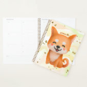 Niedlich lächelnd Shiba Inu Planer (Anzeige)