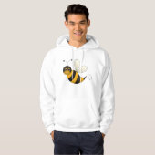 Niedlich Lächelnde Bienenhoodie Hoodie (Vorne ganz)