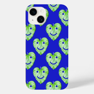 Niedlich lächelnde Blätter Case-Mate iPhone Fall 14 Hülle