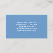 Niedlich Lächelnde Blume Visitenkarte (Rückseite)