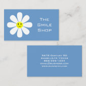 Niedlich Lächelnde Blume Visitenkarte (Vorne/Hinten)
