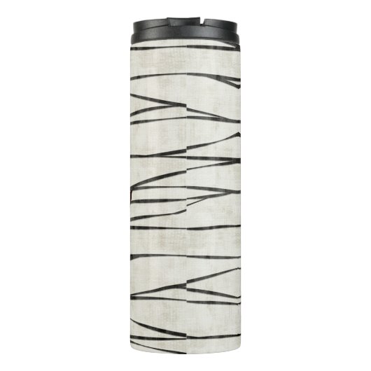 Niedlich lächelnde Mummy Thermosbecher (Rückseite)