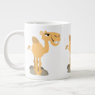 Niedlich Lächelnder Cartoon Camel Jumbo-Tasse