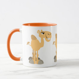 Niedlich Lächelnder Cartoon Camel Tasse
