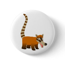 Niedlich Lächelnder Cartoon Coatimundi