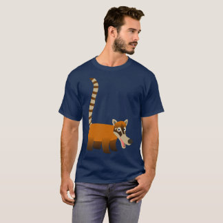 Niedlich Lächelnder Cartoon Coatimundi T-Shirt