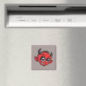 Niedlich lächelnder Cartoon Devil Magnet (In Situ (Geschirrspüler))