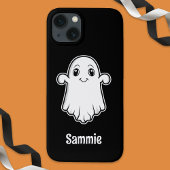 Niedlich Lächelnder Cartoon Ghost mit Individuelle Case-Mate iPhone Hülle