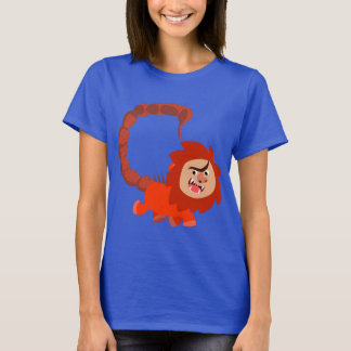 Niedlich Lächelnder Cartoon Manticore Frauen T - S T-Shirt
