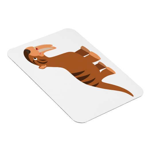 Niedlich Lächelnder Cartoon Thylacosmilus Flexible Magnet (Rechte Seite)