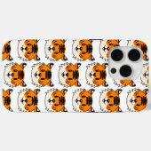 Niedlich Lächelnder Cartoon Tiger Case-Mate iPhone Hülle (Rückseite (Horizontal))