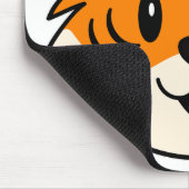 Niedlich Lächelnder Cartoon Tiger Mousepad (Ecke)