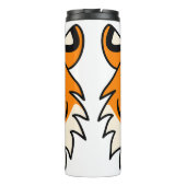 Niedlich Lächelnder Cartoon Tiger Thermosbecher (Rückseite)