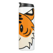 Niedlich Lächelnder Cartoon Tiger Thermosbecher (Nach rechts gedreht)