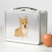 Niedlich lächelnder Korgi Metall Brotdose (Beispiel)