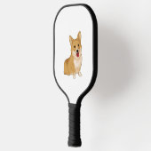 Niedlich lächelnder Korgi Pickleball Schläger (Links)