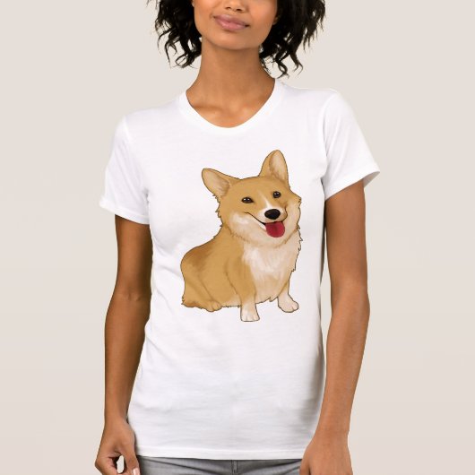 Niedlich lächelnder Korgi T-Shirt (Vorderseite)