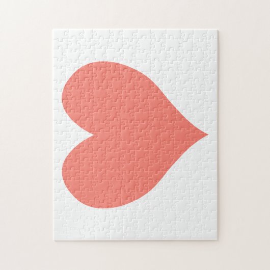 Niedlich Lachsherz Puzzle (Vertikal)