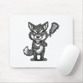 Niedlich Lacrosse Gray Wolf Mousepad (Mit Mouse)