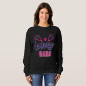 Niedlich Lacrosse Mama Sweatshirt (Vorne ganz)
