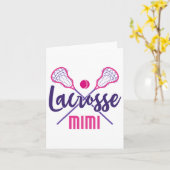 Niedlich Lacrosse Mimi Karte (Gelbe Blume)