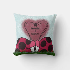 Niedlich Ladybug Couple Kissen