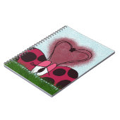 Niedlich Ladybug Couple Notizblock (Linke Seite)